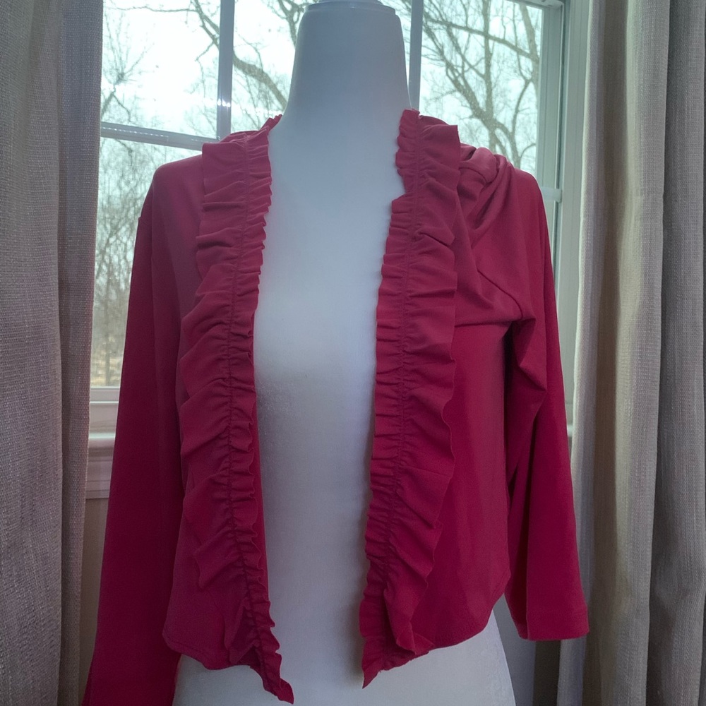 Pink Cardigan.
